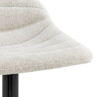 Koa KD Fabric Gaslift Swivel Bar Stool
