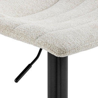 Koa KD Fabric Gaslift Swivel Bar Stool
