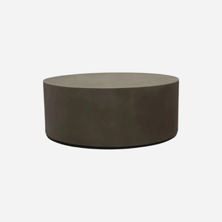 Montage Round Faux Cement Cocktail Table