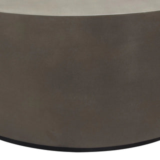 Montage Round Faux Cement Cocktail Table