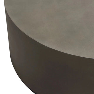 Montage Round Faux Cement Cocktail Table