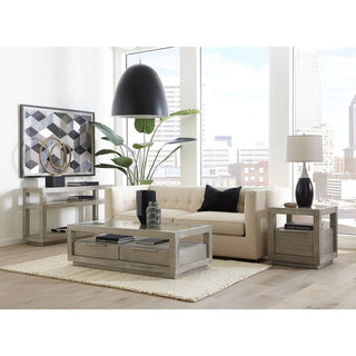 Oxford Two-Drawer Coffee Table in Mineral