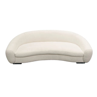 Pascal Sofa in Bone Boucle Textured Fabric w/ Contoured Arms & Back - My Store
