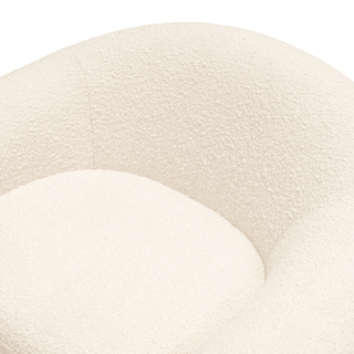 Pascal Swivel Chair In Textured Fabric