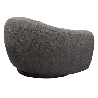 Pascal Swivel Chair In Textured Fabric