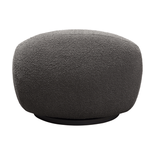 Pascal Swivel Chair In Textured Fabric