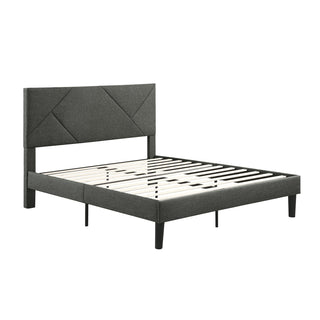 Raina Queen Platform Bed Gray
