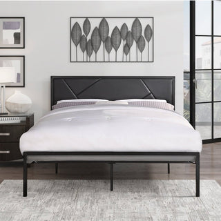 Rhea Queen Platform Bed Black