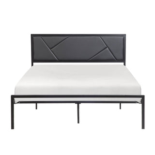 Rhea Queen Platform Bed Black