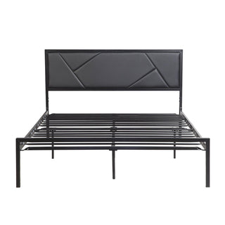 Rhea Queen Platform Bed Black