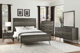 Urbanite Full Bed in a Box Wood Gray