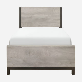 Zephyr Twin Platform Bed Gray
